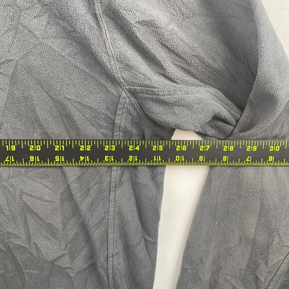 Eddie Bauer Mens Fleece Pullover 1/4-Zip XLT Gray Gorpcore Hiking - Picture 4 of 16